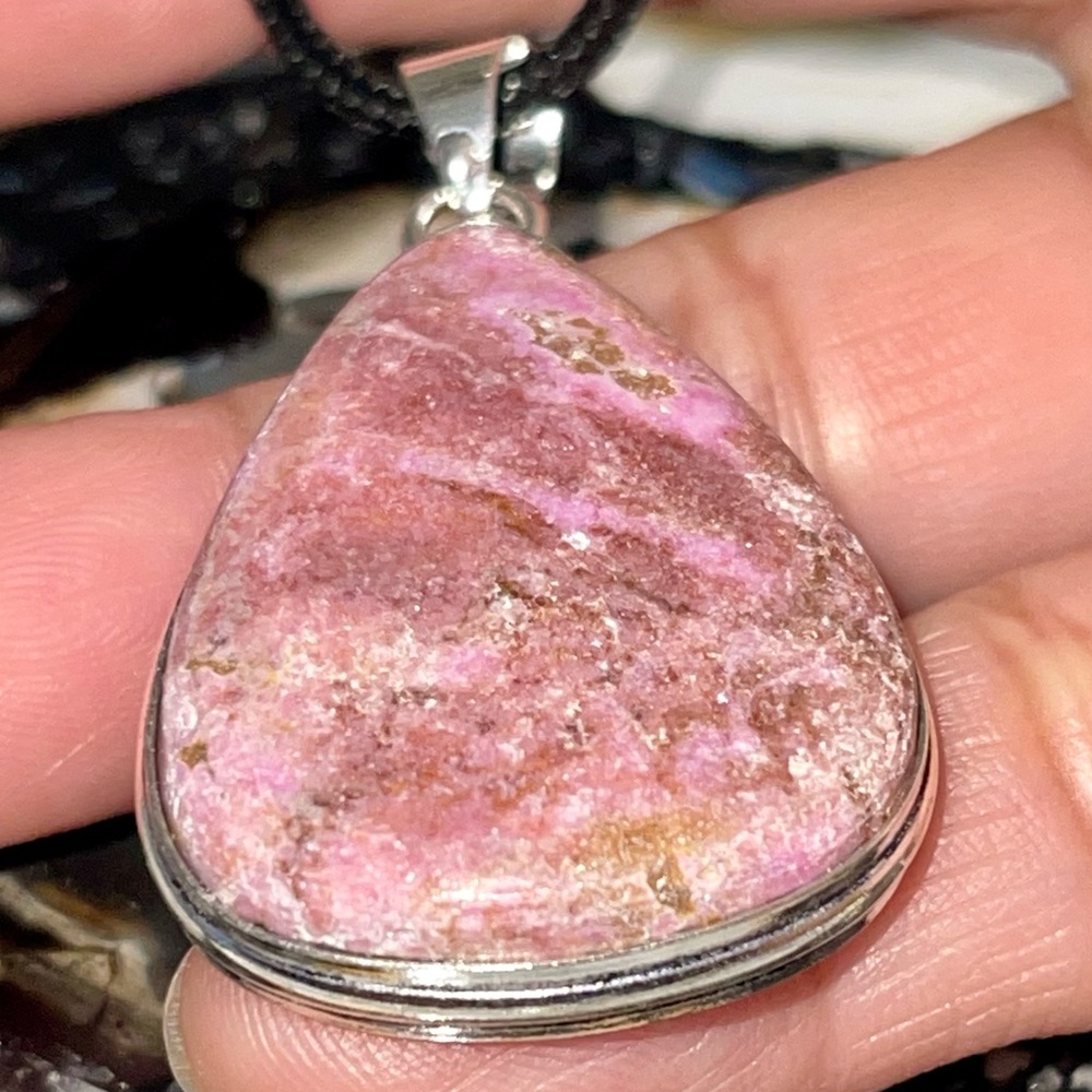 Cobalt Calcite Pendant 2”
